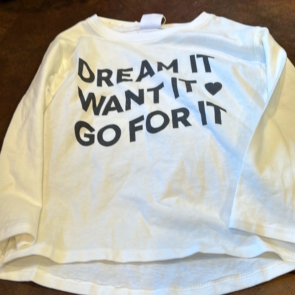 NWT Zara top girl size 2-3